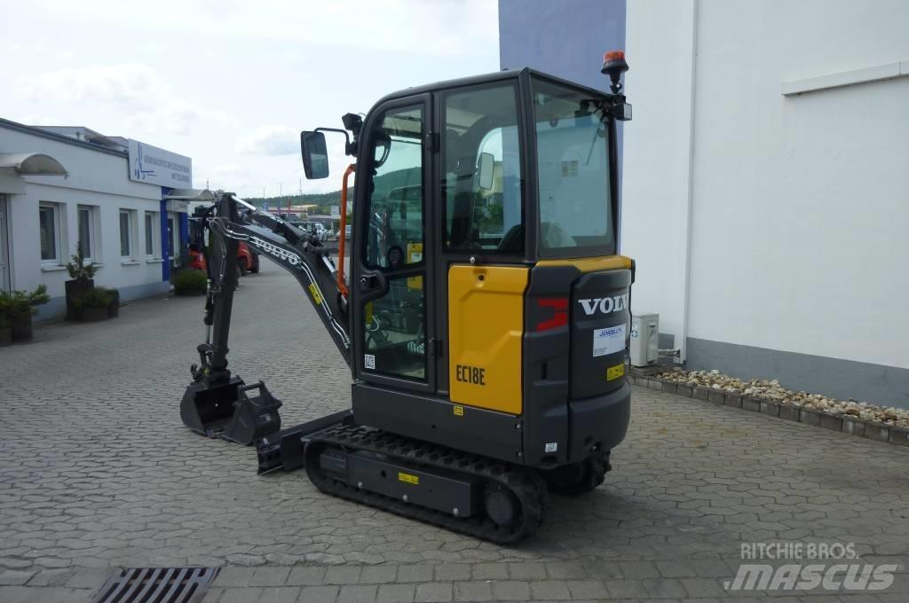 Volvo EC 18 E Mini kotrók < 7t