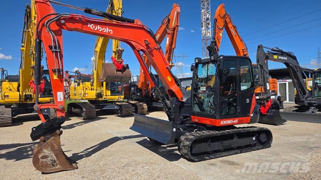 Kubota KX 080-4 Közepes (midi) kotrók 7 t - 12 t