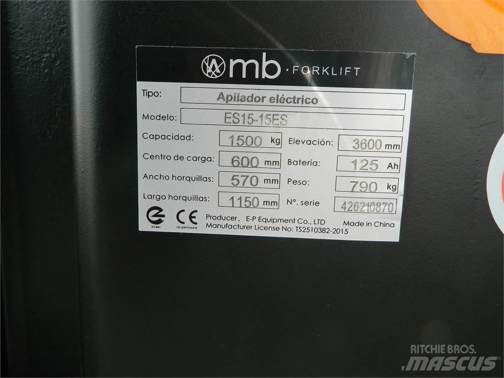 ES15 15ES 2S350 Gyalogkíséretű targonca