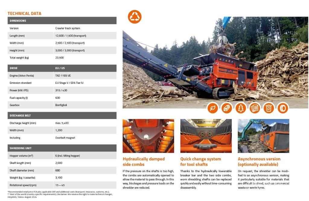 Arjes Eurec S-850 Irat megsemmisítők