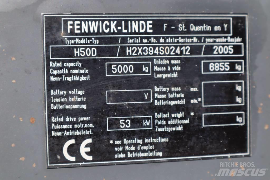 Linde H50D 5000 Kg Dízel targoncák