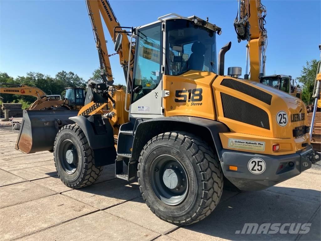Liebherr L518 Gumikerekes homlokrakodók