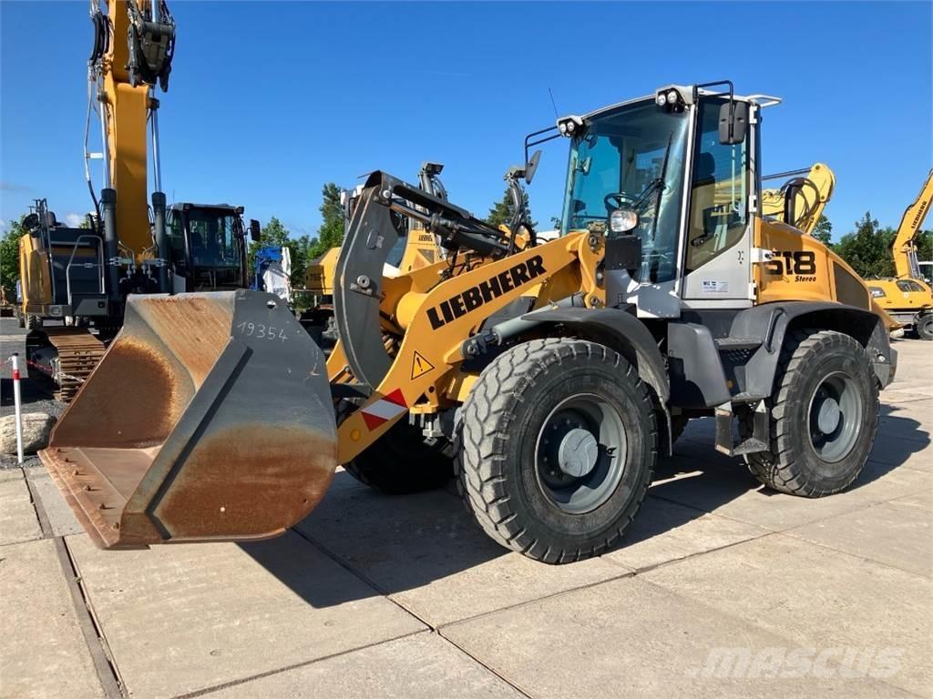 Liebherr L518 Gumikerekes homlokrakodók