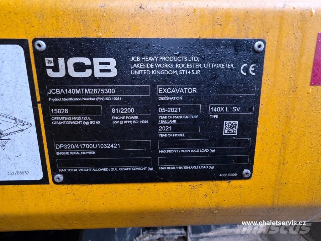 JCB 140 X Lánctalpas kotrók