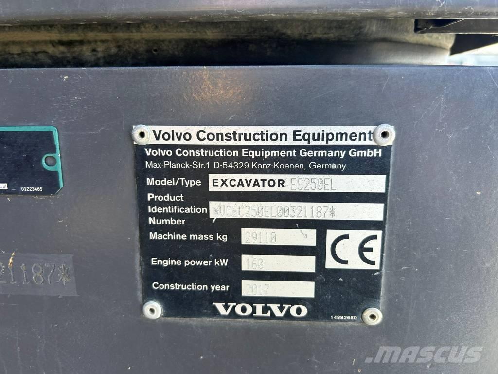 Volvo EC 250 EL Lánctalpas kotrók