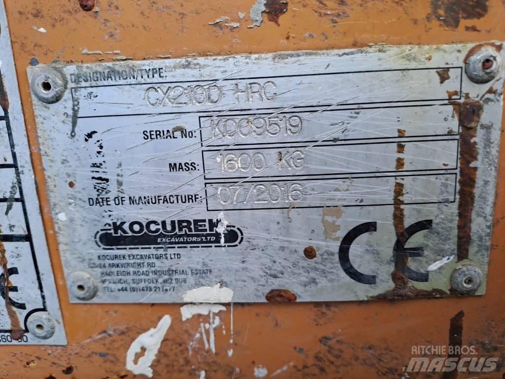 CASE CX 210 D Lánctalpas kotrók