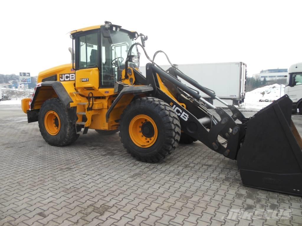 JCB 427 AGT4F Gumikerekes homlokrakodók