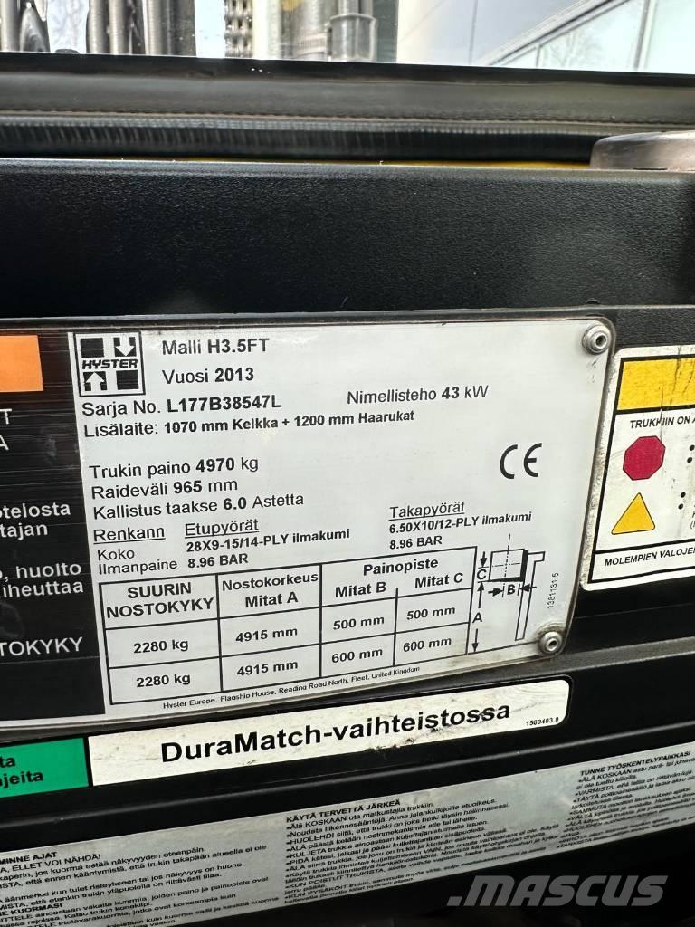 Hyster H 35 FT Dízel targoncák