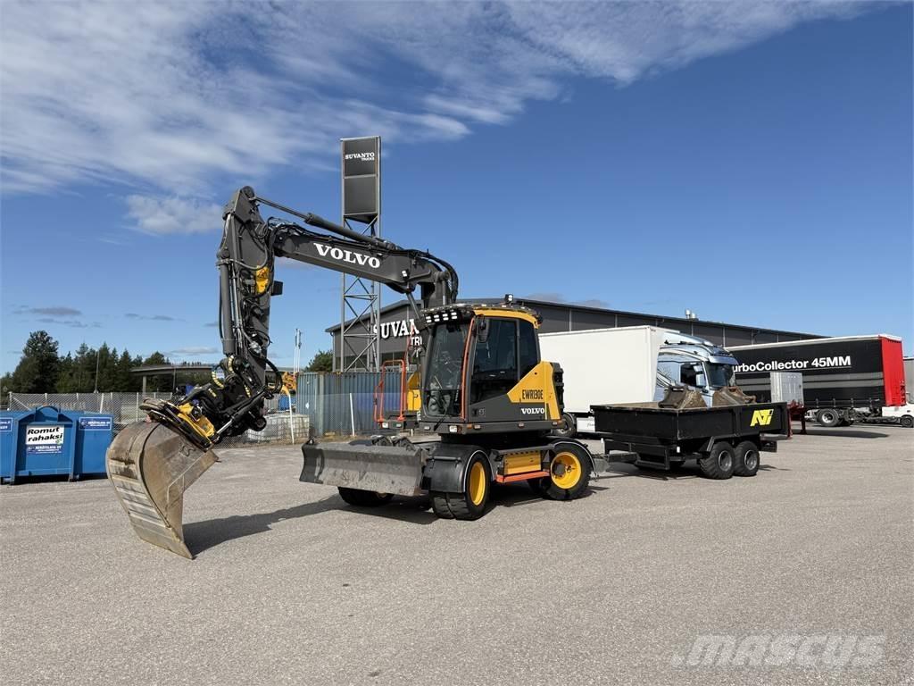 Volvo EWR130E Gumikerekes kotrók