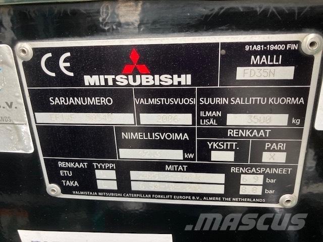 Mitsubishi FD35N Dízel targoncák