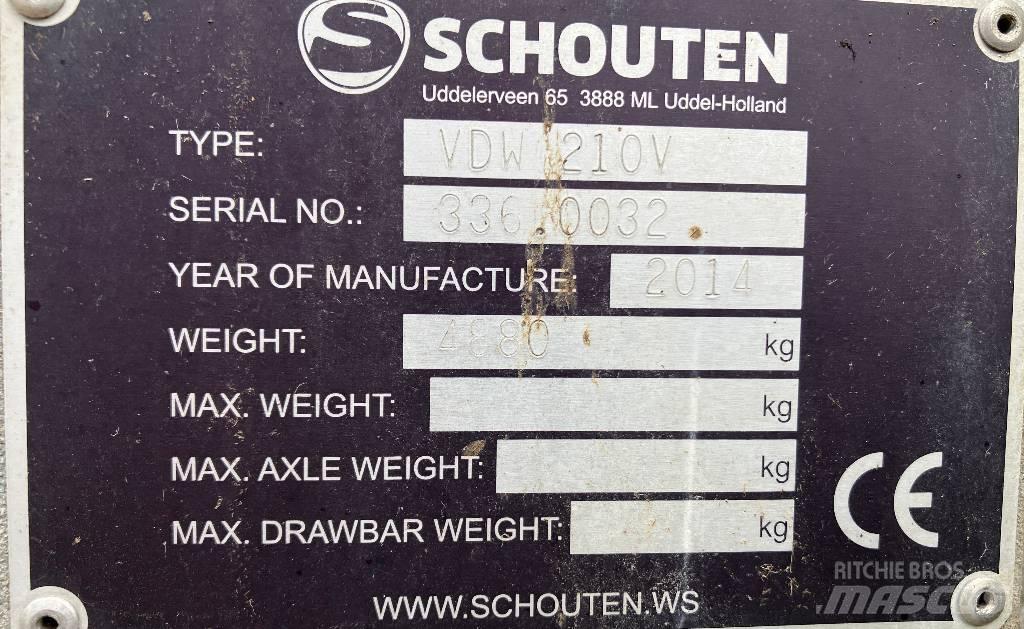 Schouten VDW 210 V Egyéb állattenyésztés gépei és tartozékok