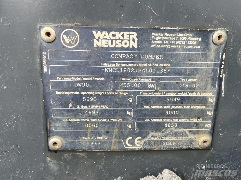 Wacker Neuson DW 90 Mezei dömperek