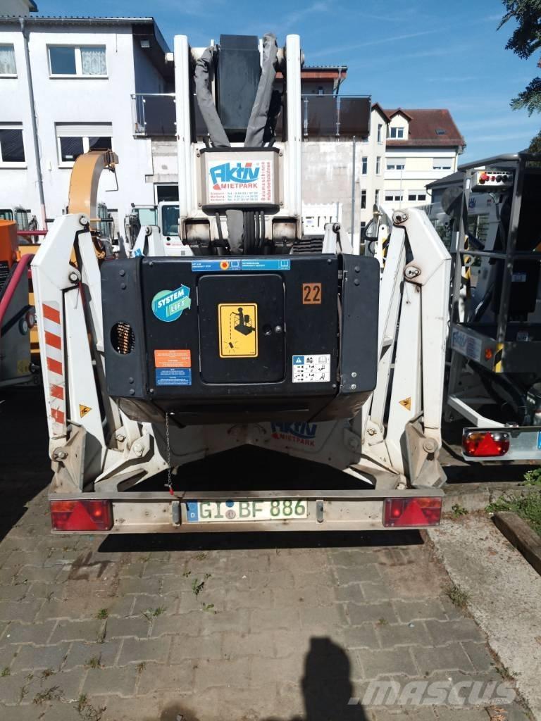 Dino 210 XT Pótkocsira szerelt emelők és állványok