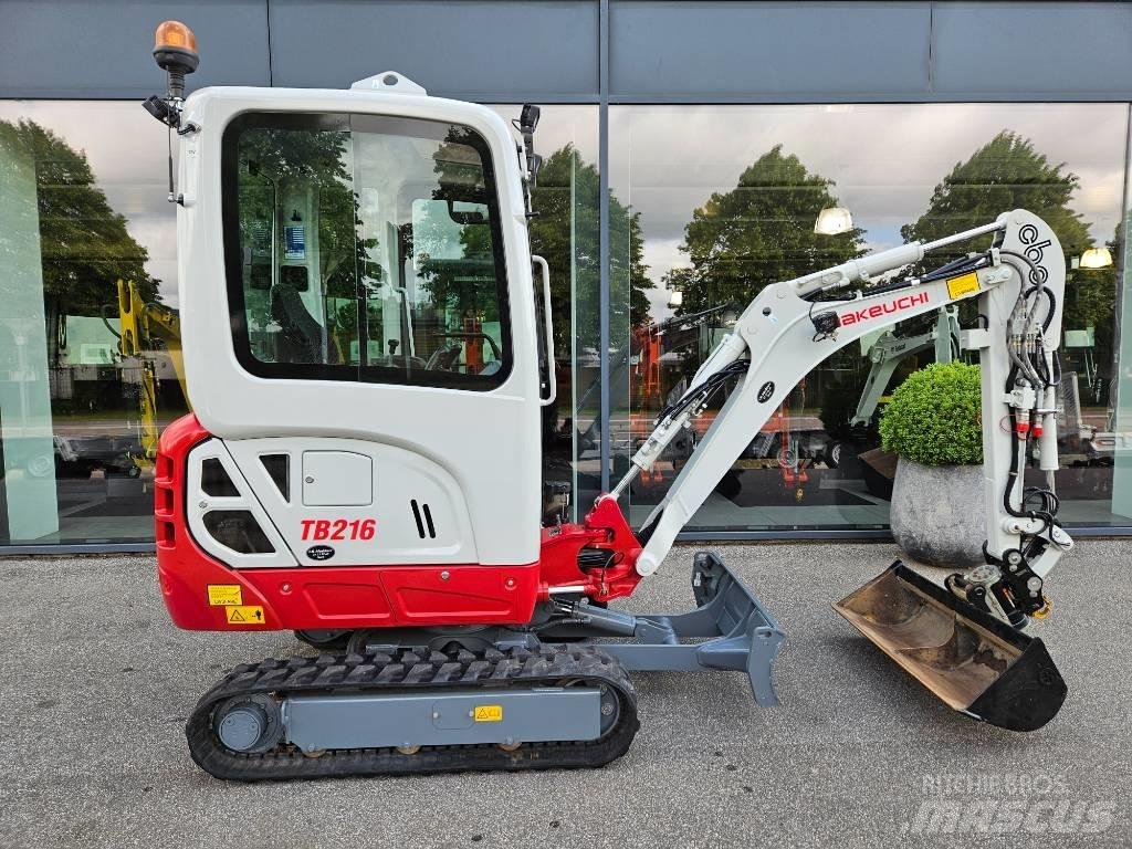 Takeuchi TB 216 Mini kotrók < 7t