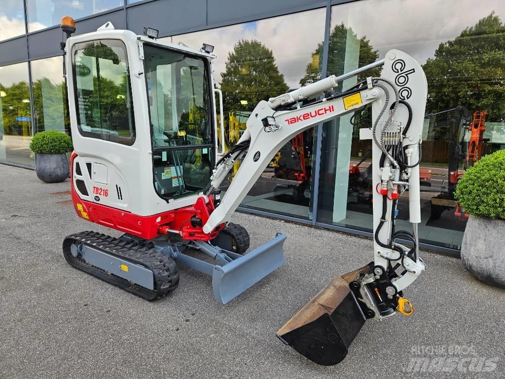 Takeuchi TB 216 Mini kotrók < 7t