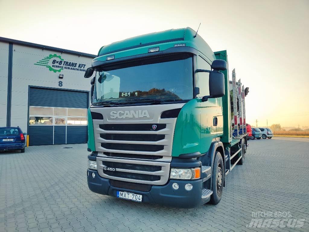 Scania G 450 Rönkszállító teherautók