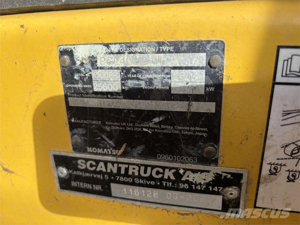 Komatsu PC240LC-11 Lánctalpas kotrók