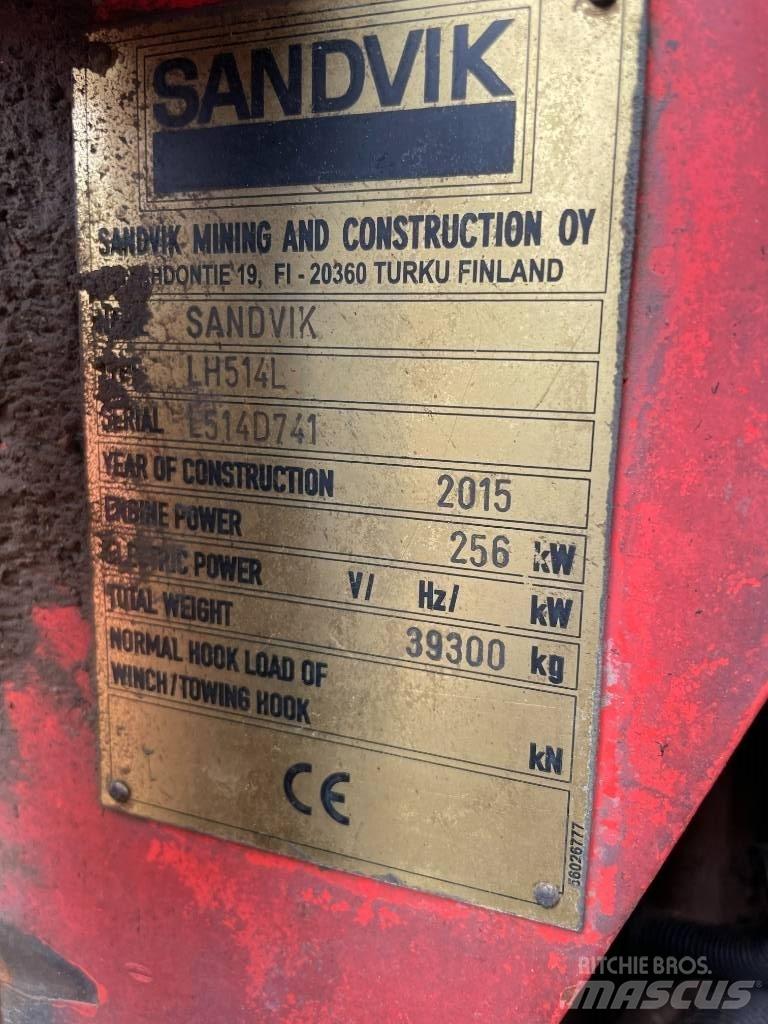 Sandvik LH 514 Bányászati Homlokrakodók