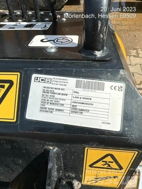 JCB HTD5 mit Tritt Mezei dömperek