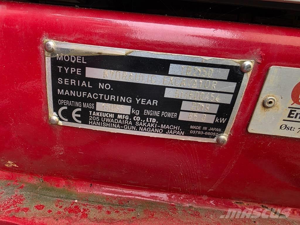 Takeuchi TB 2150 Lánctalpas kotrók