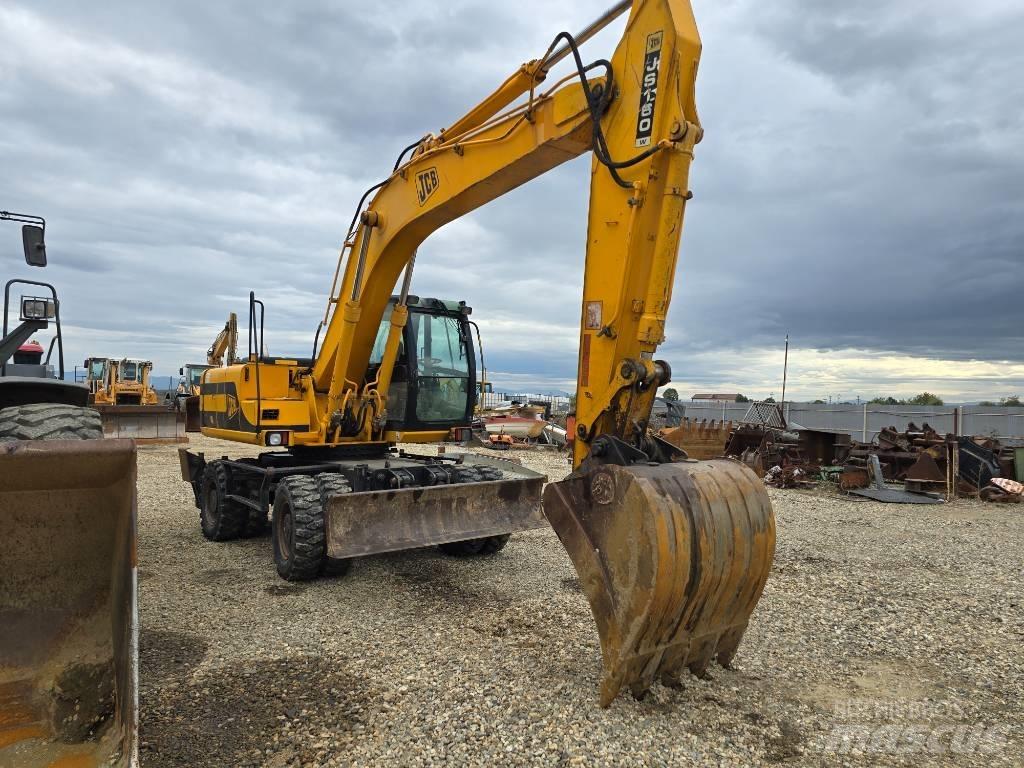 JCB JS 160 W Gumikerekes kotrók