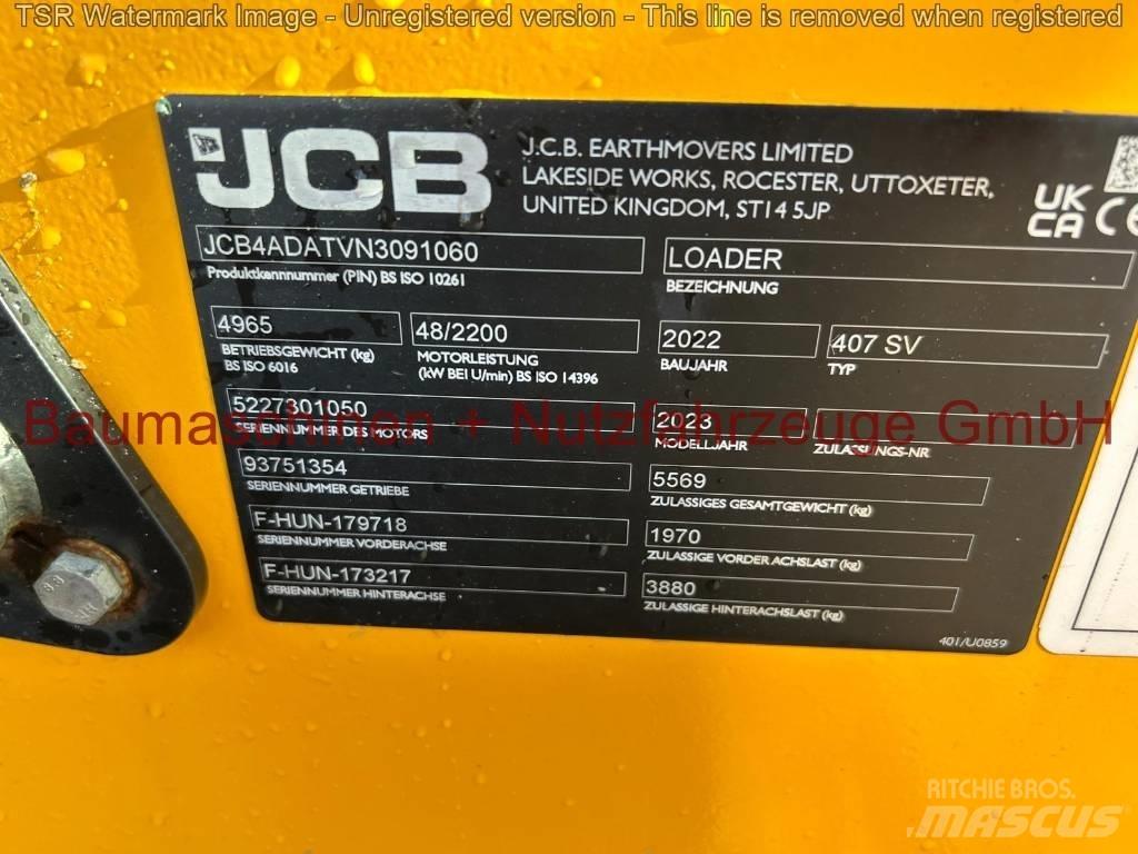 JCB 407 -Demo- Gumikerekes homlokrakodók
