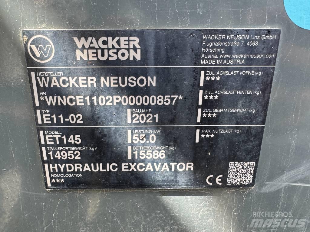 Wacker Neuson ET145 Lánctalpas kotrók