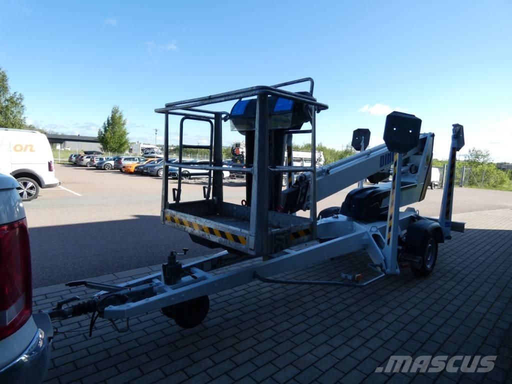 Dino 135 T Skylift Pótkocsira szerelt emelők és állványok