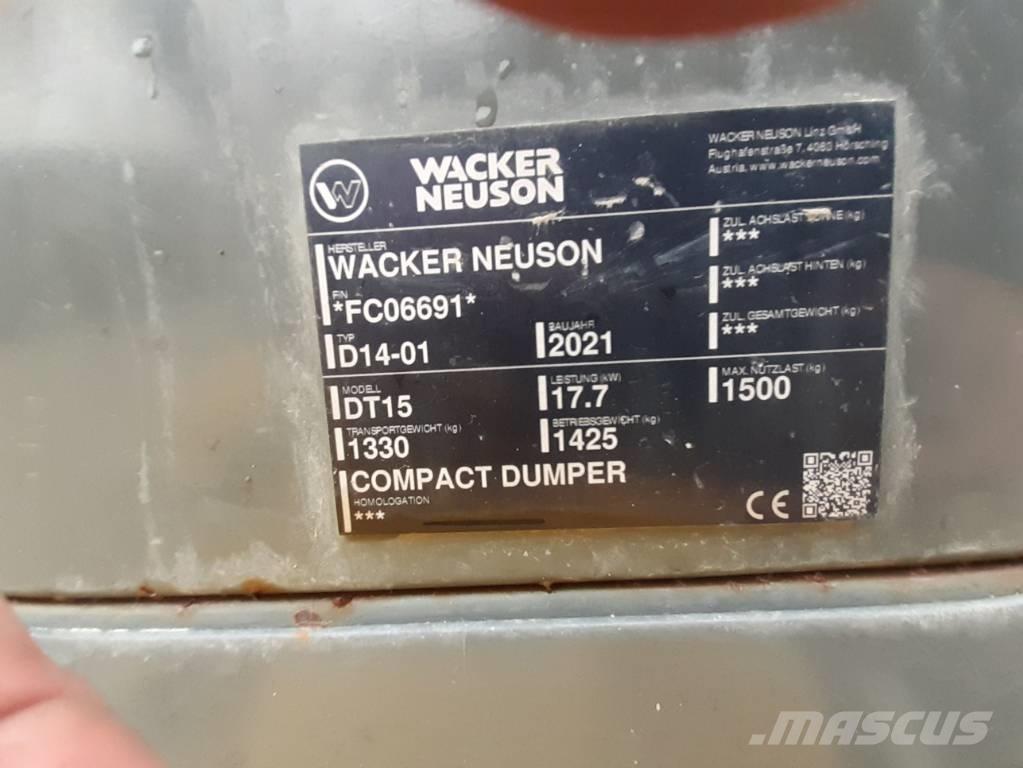 Wacker Neuson DT15 Lánctalpas dömperek