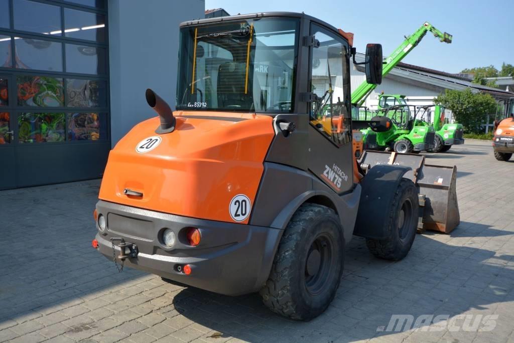 Hitachi ZW 75-6 Gumikerekes homlokrakodók