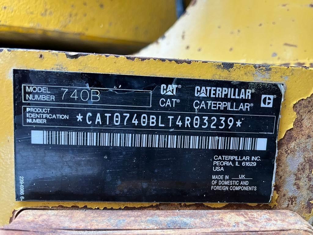 CAT 740B Csuklósdömperek