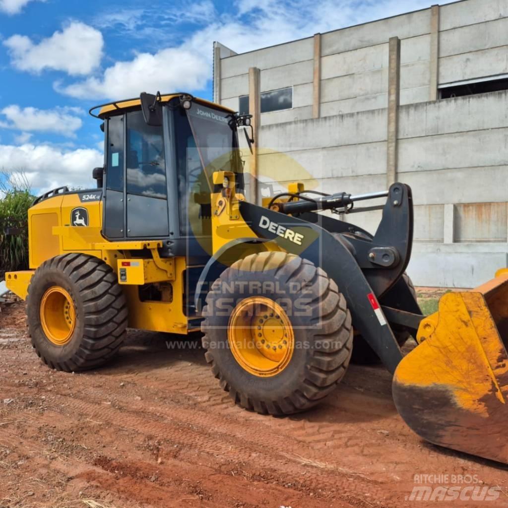 John Deere 524 K - II Gumikerekes homlokrakodók