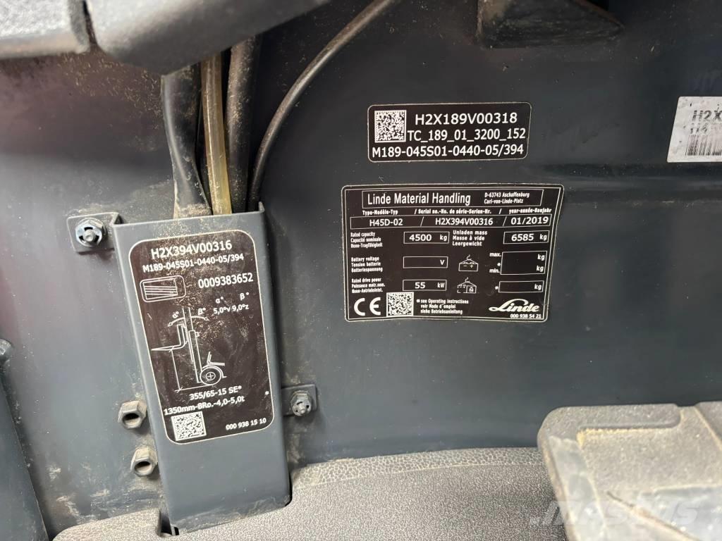 Linde H45D-02 EVO Dízel targoncák