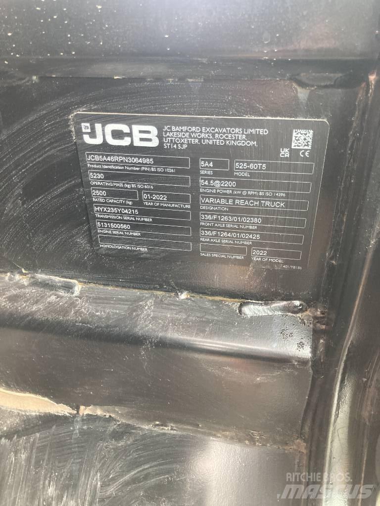 JCB 525-60 Teleszkópos rakodók