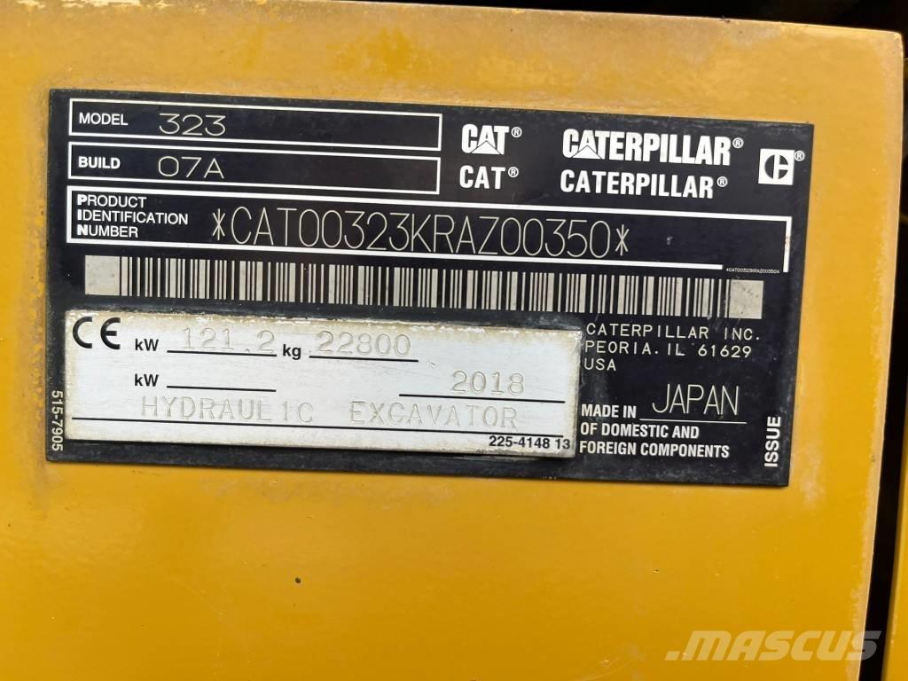 CAT 323 07A Lánctalpas kotrók