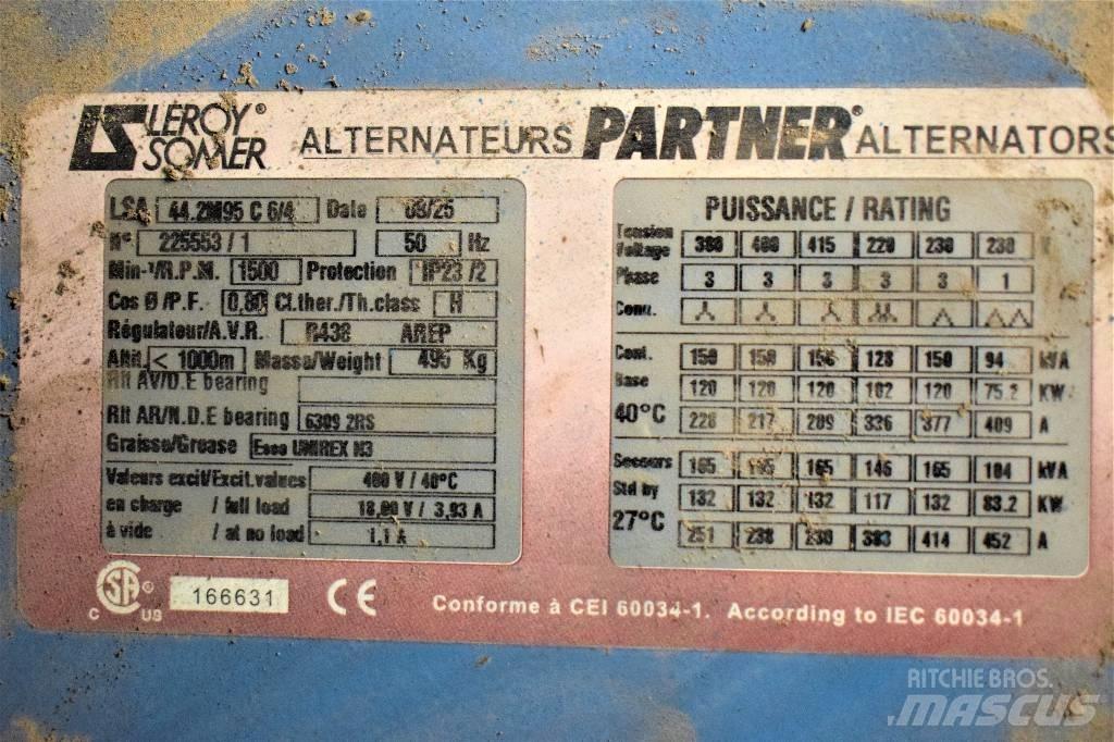 Sdmo R165 Dízel áramfejlesztők