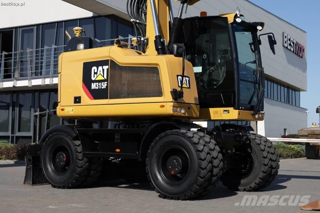 CAT M 315 F Gumikerekes kotrók