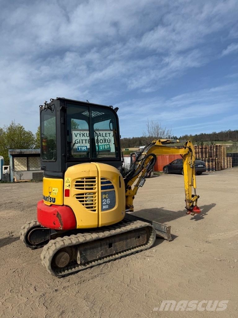 Komatsu PC 26 MR Mini kotrók < 7t