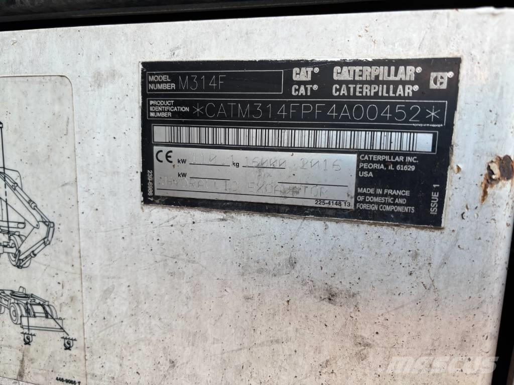 CAT m314f Gumikerekes kotrók