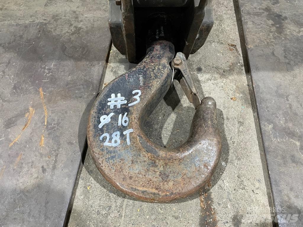 Krupp hookblock 28T Daru tertozékok és felszerelések