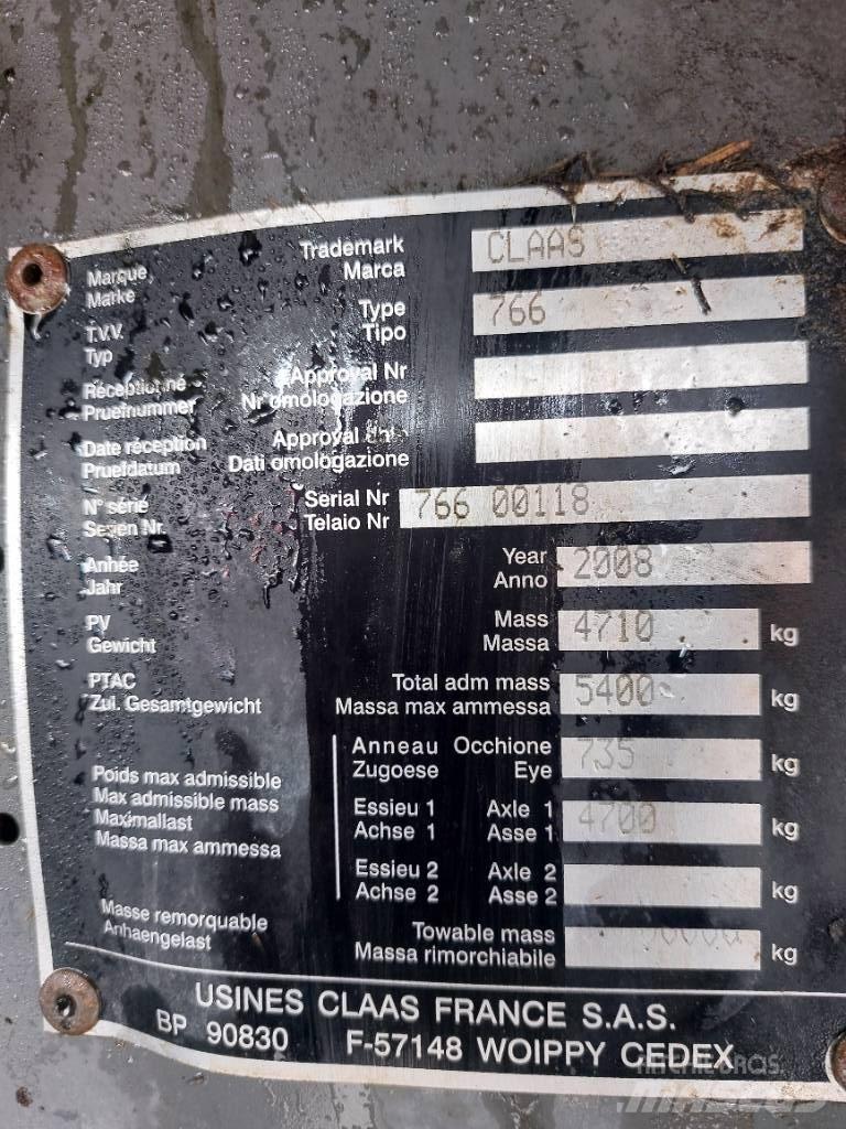 CLAAS kombipress 355 Körbálázók
