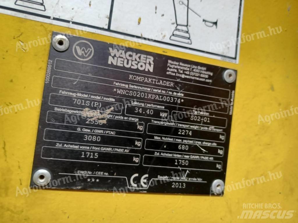 Wacker Neuson 701 S Mini homlokrakodók