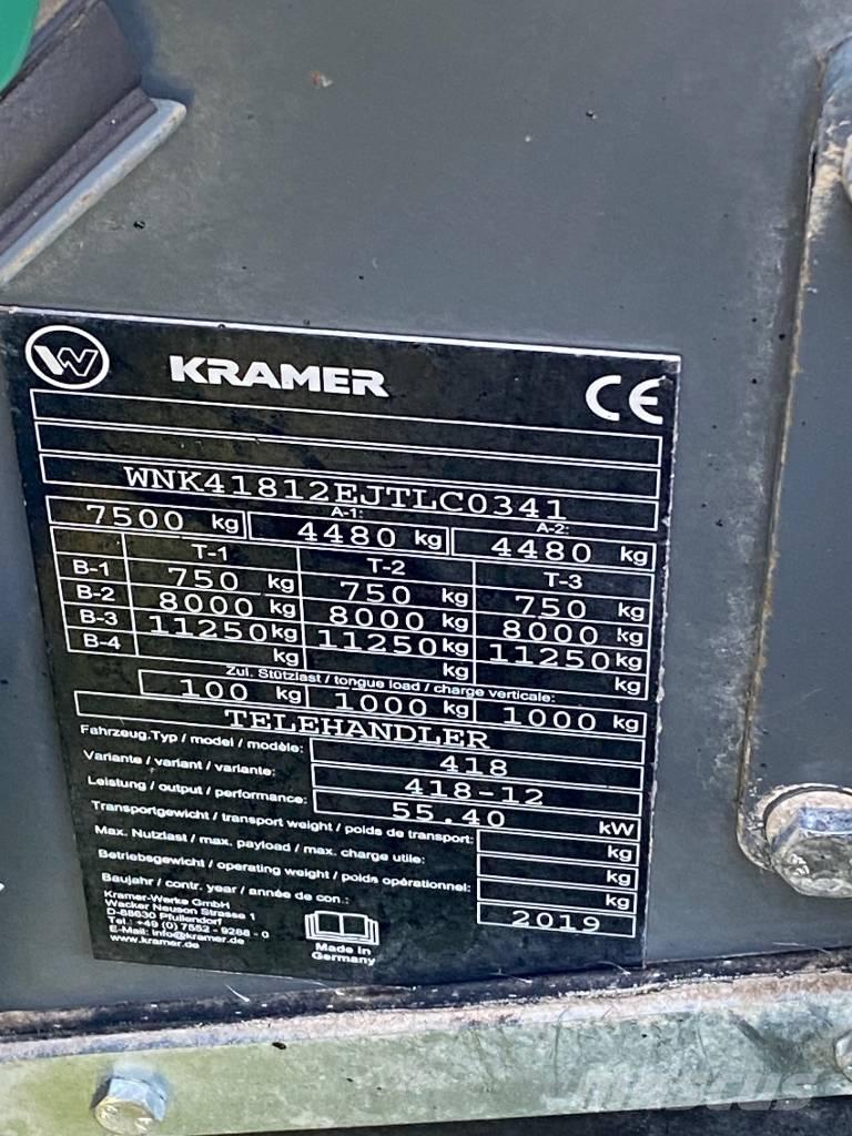 Kramer KT 276 Teleszkópos mezőgazdasági rakodók