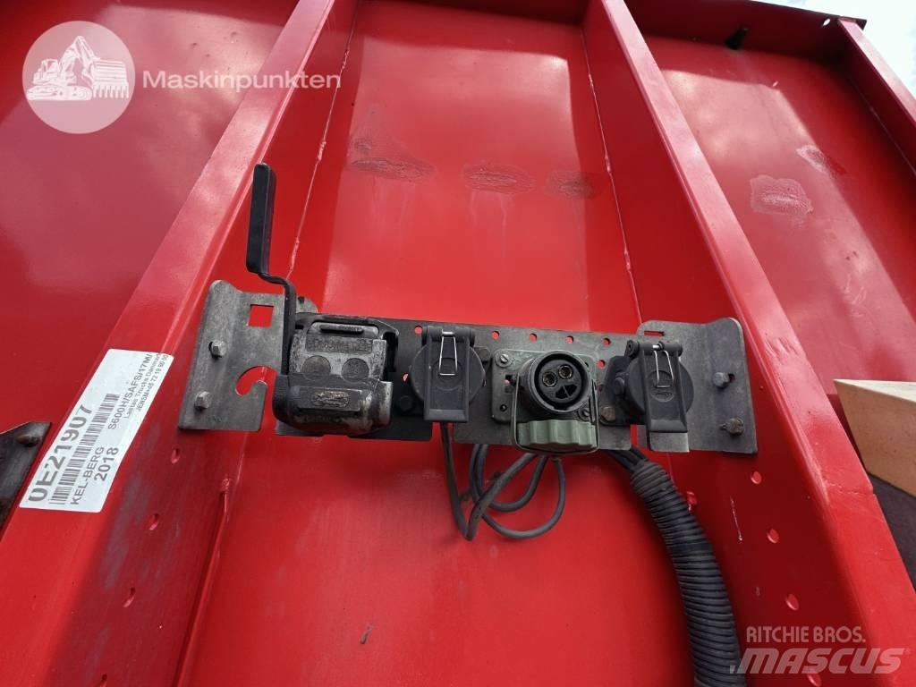 Kel-Berg S 600 H Platós / Ponyvás félpótkocsik