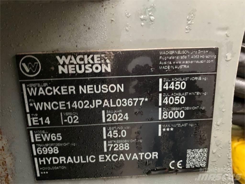 Wacker Neuson EW65 Gumikerekes kotrók