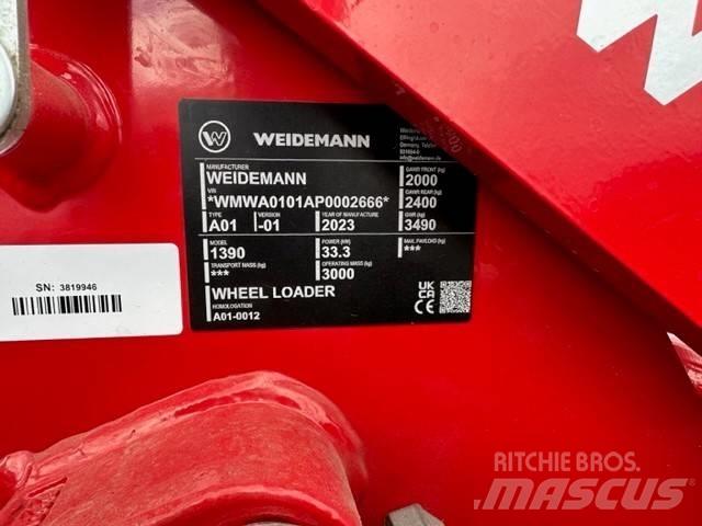 Weidemann 1390 Gumikerekes homlokrakodók