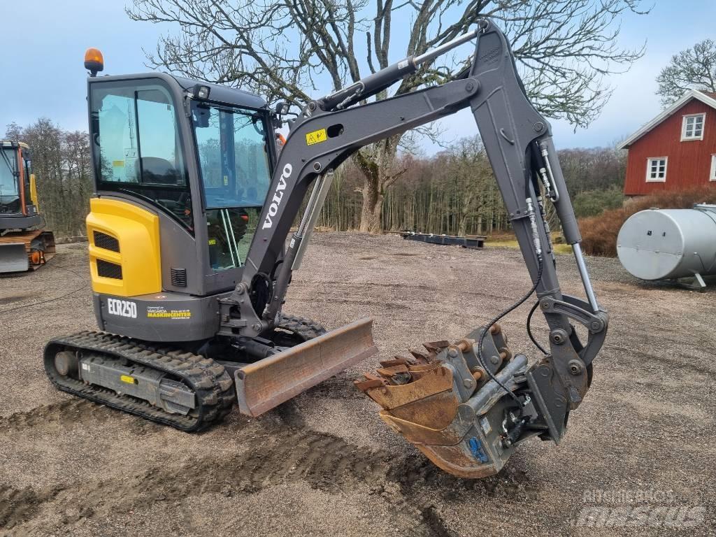 Volvo ECR25 D Mini kotrók < 7t