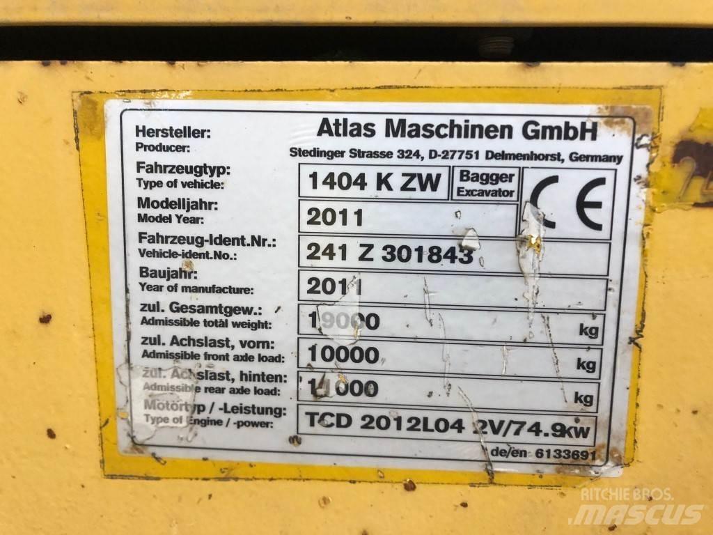 Atlas AB1404K Gumikerekes kotrók