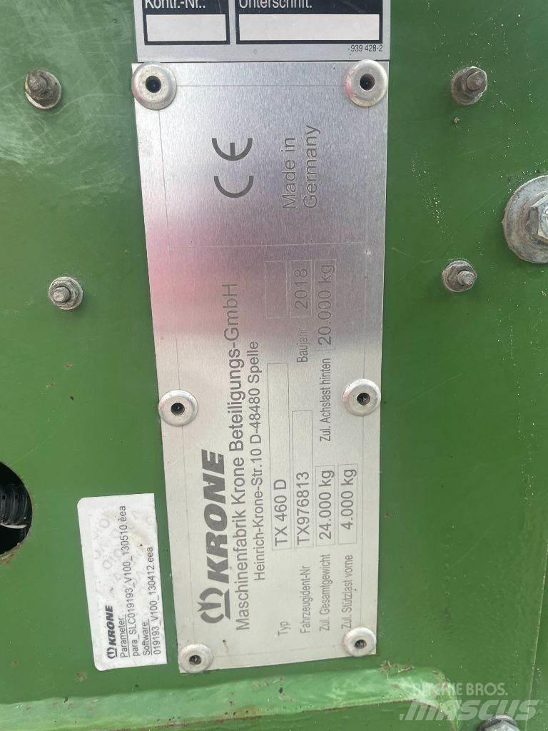 Krone TX 460 D Egyéb mezőgazdasági pótkocsik