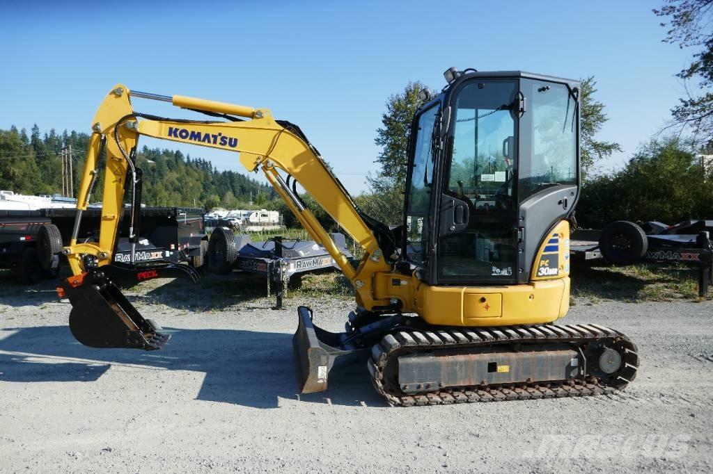 Komatsu PC30MR-5 Mini kotrók < 7t